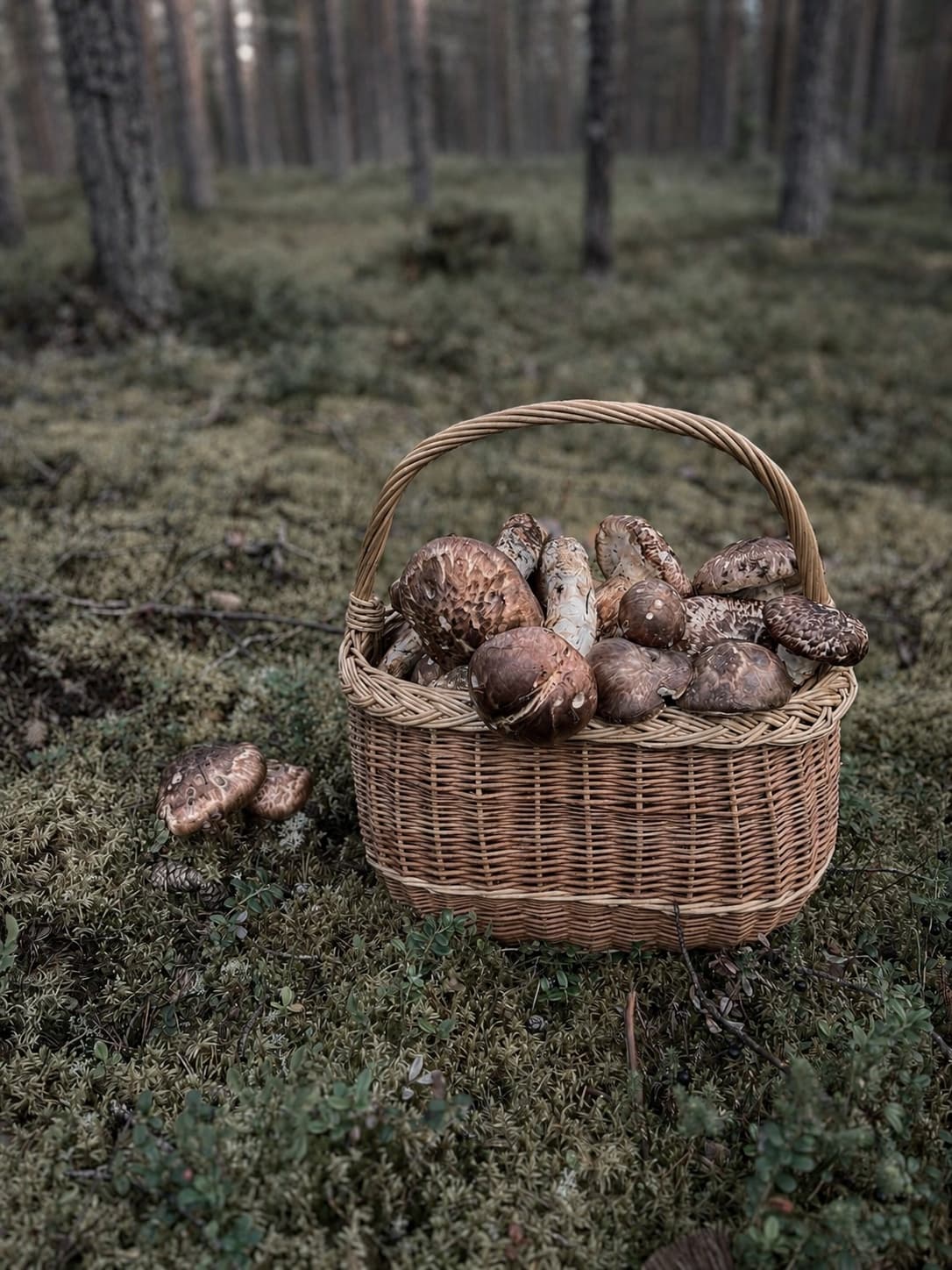 Nyplockad goliatmusseron inför arbetet i köket