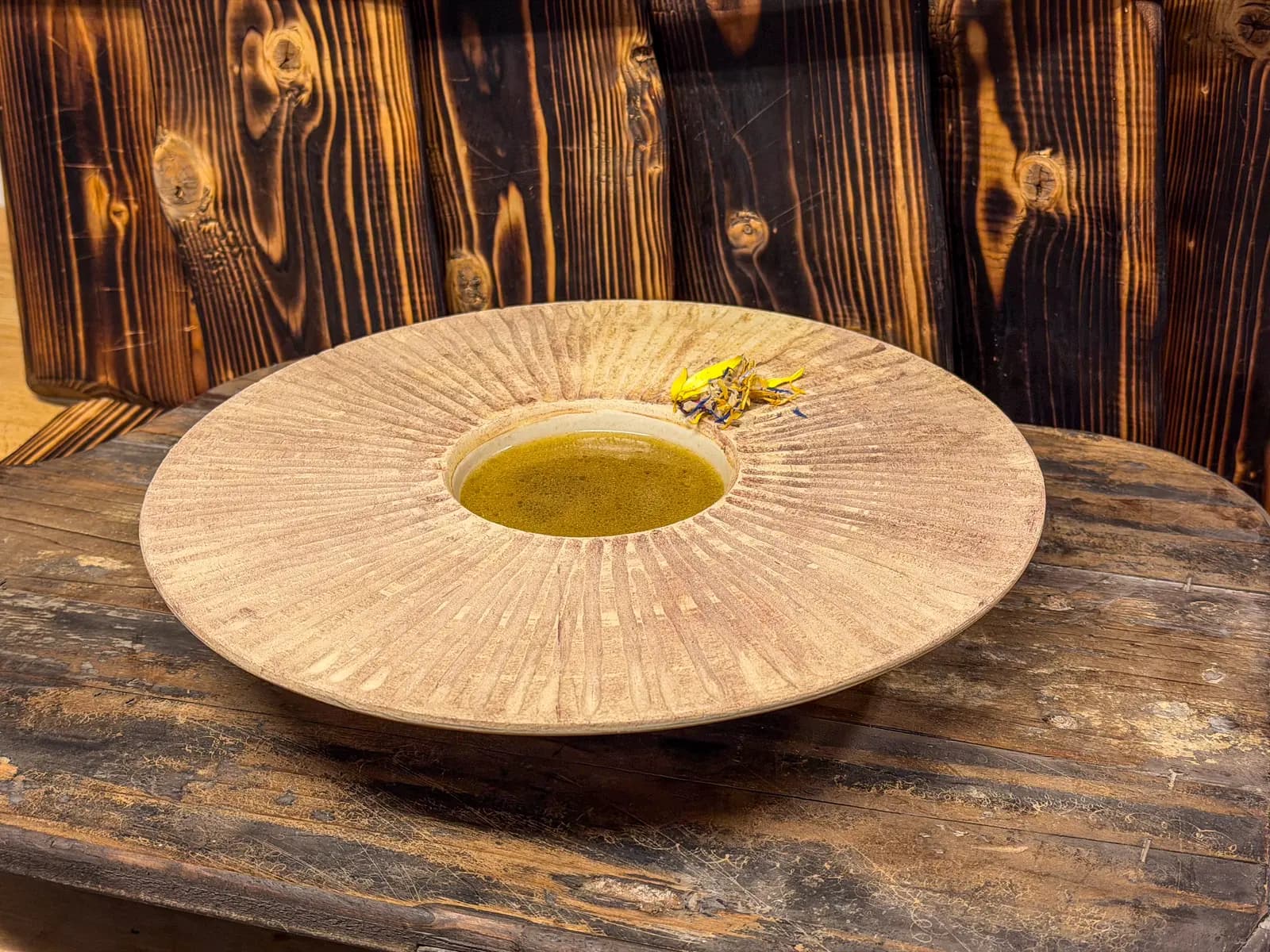 Broth served at Matsutake Premiären 2026